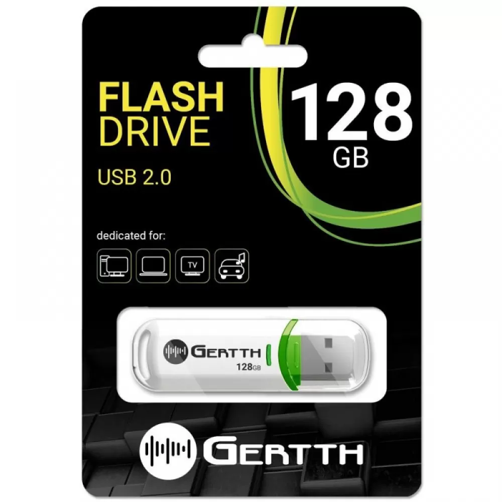 GERTTH USB fles 128GB USB 2.0