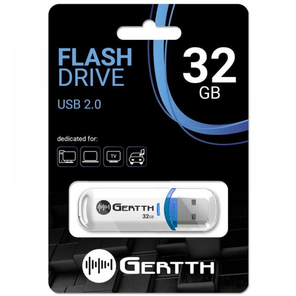 GERTTH USB fles 32GB USB 2.0