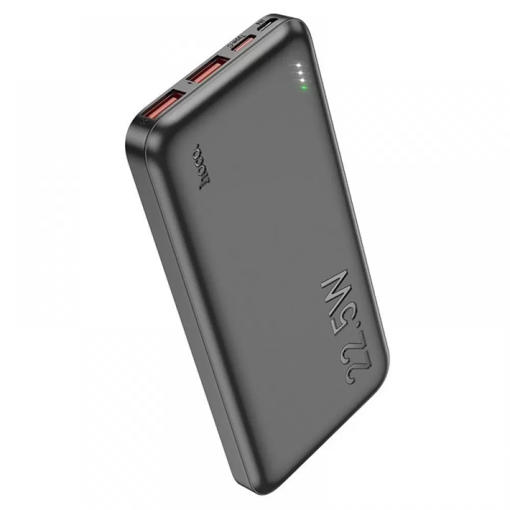 HOCO powerbank 10000 mAh PD QC 3A 22,5W J101 crni