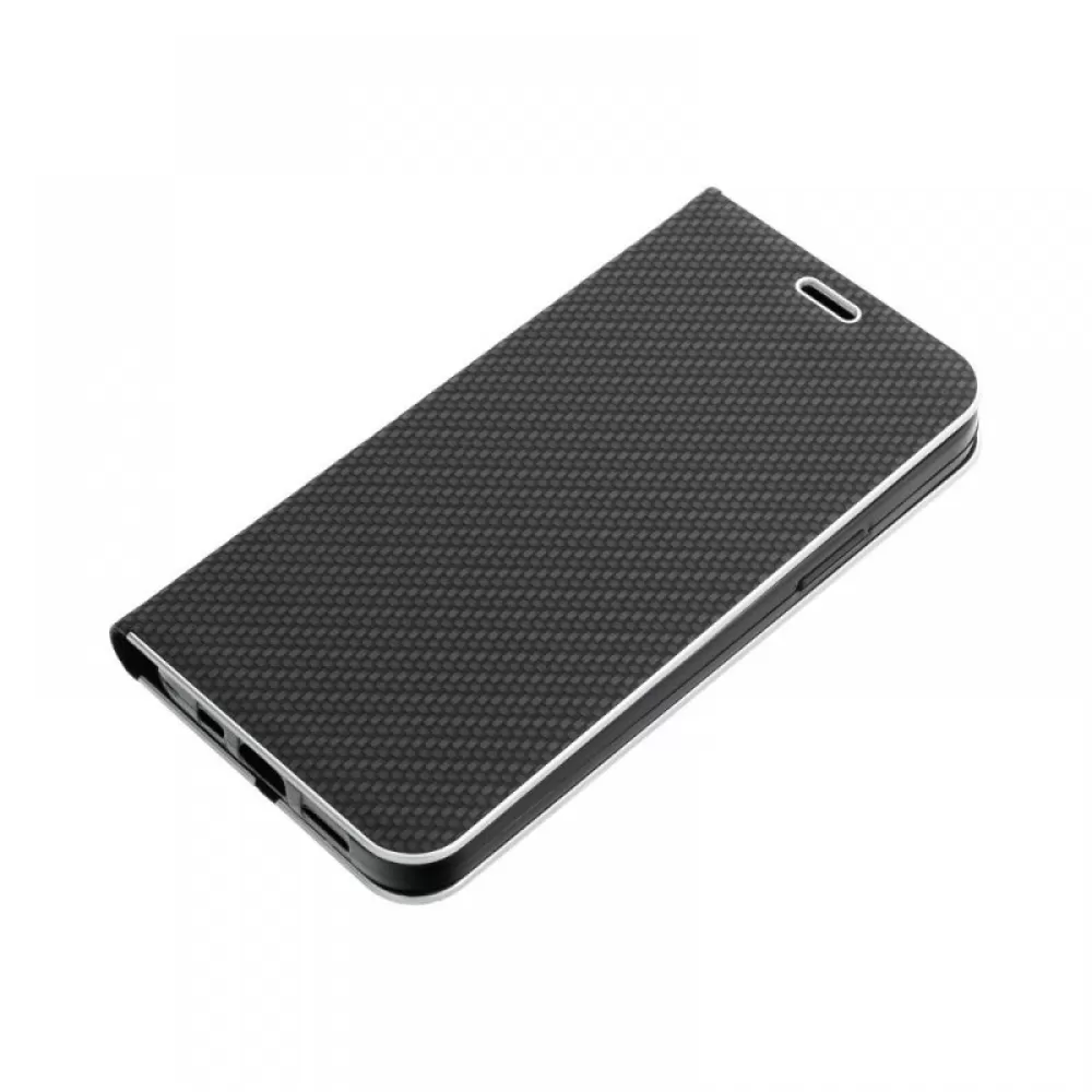 Futrola flip LUNA BOOK CARBON za Samsung A26 5G crna