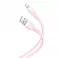 XO kabl NB212 USB - Lightning 1.0 m 2.1 A roze