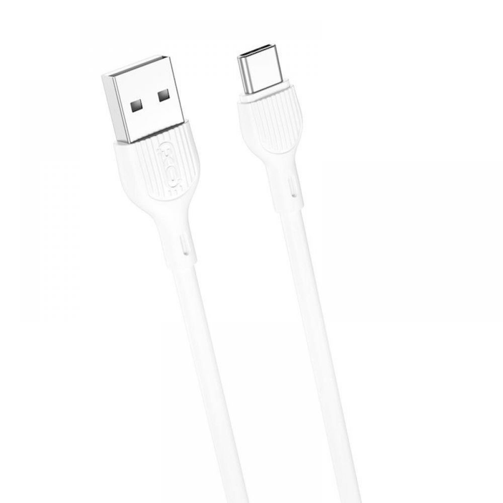 XO kabl NB200 USB - USB-C 1.0 m 2.1 A beli