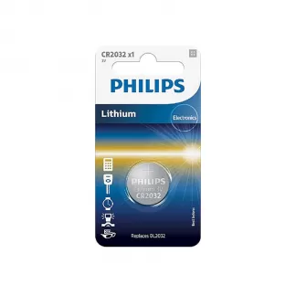 Baterija PHILIPS CR2032 litijumska 1 kom Blister