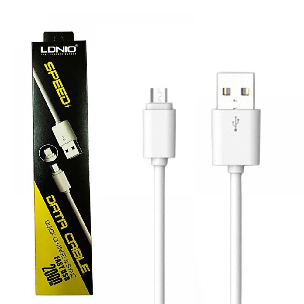 USB kabal LDNIO SY05 iPhone lightning USB 2000mm beli