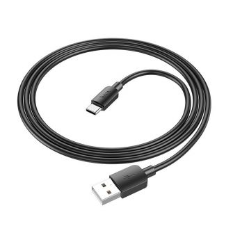 HOCO kabl USB A na Type C PD 2,4A 27W X96 1 m crni