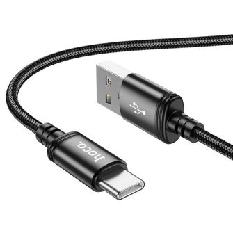 HOCO kabl USB A na Type C 3A X89 1 m crni