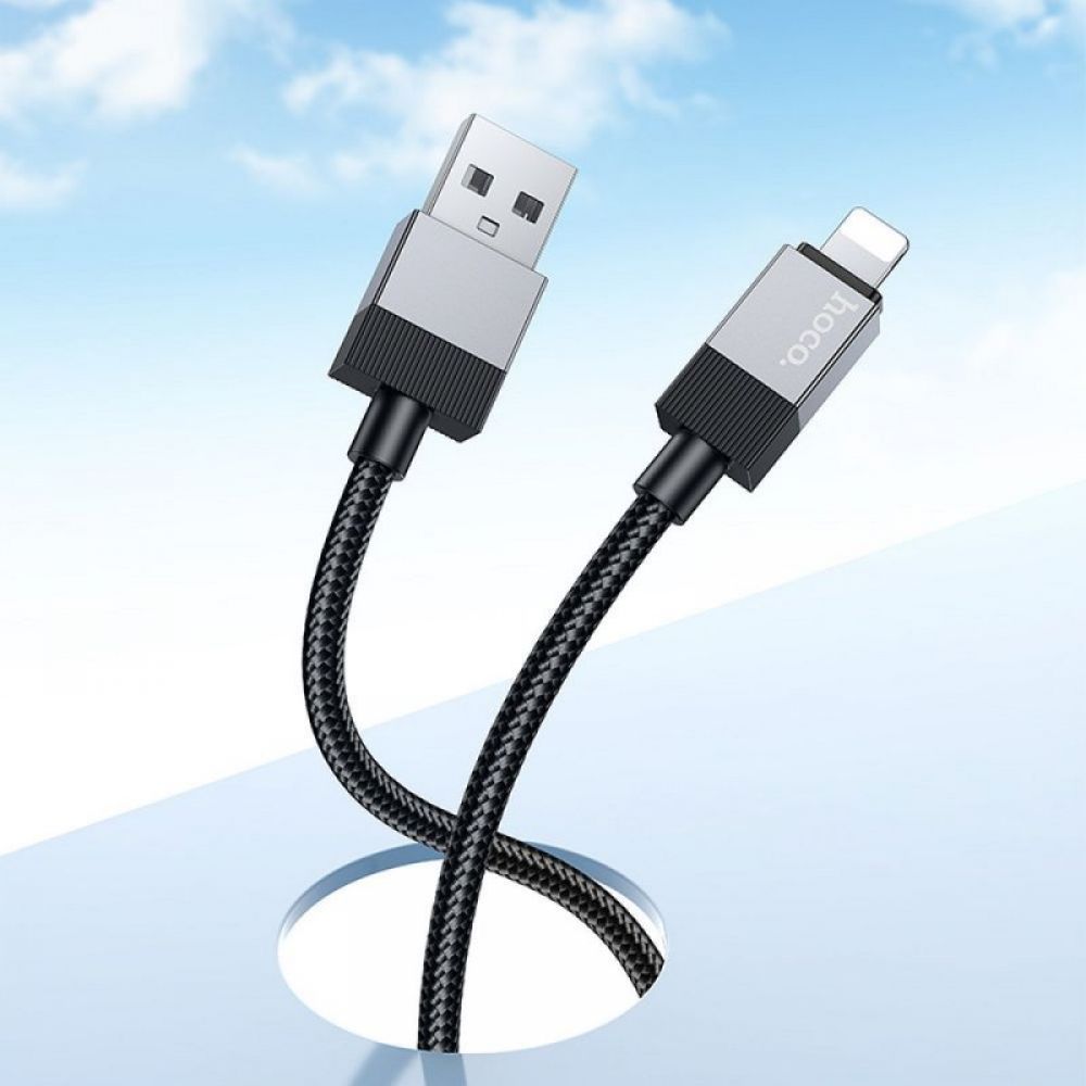 HOCO kabl USB A na Lightning 2,4A X110 crni