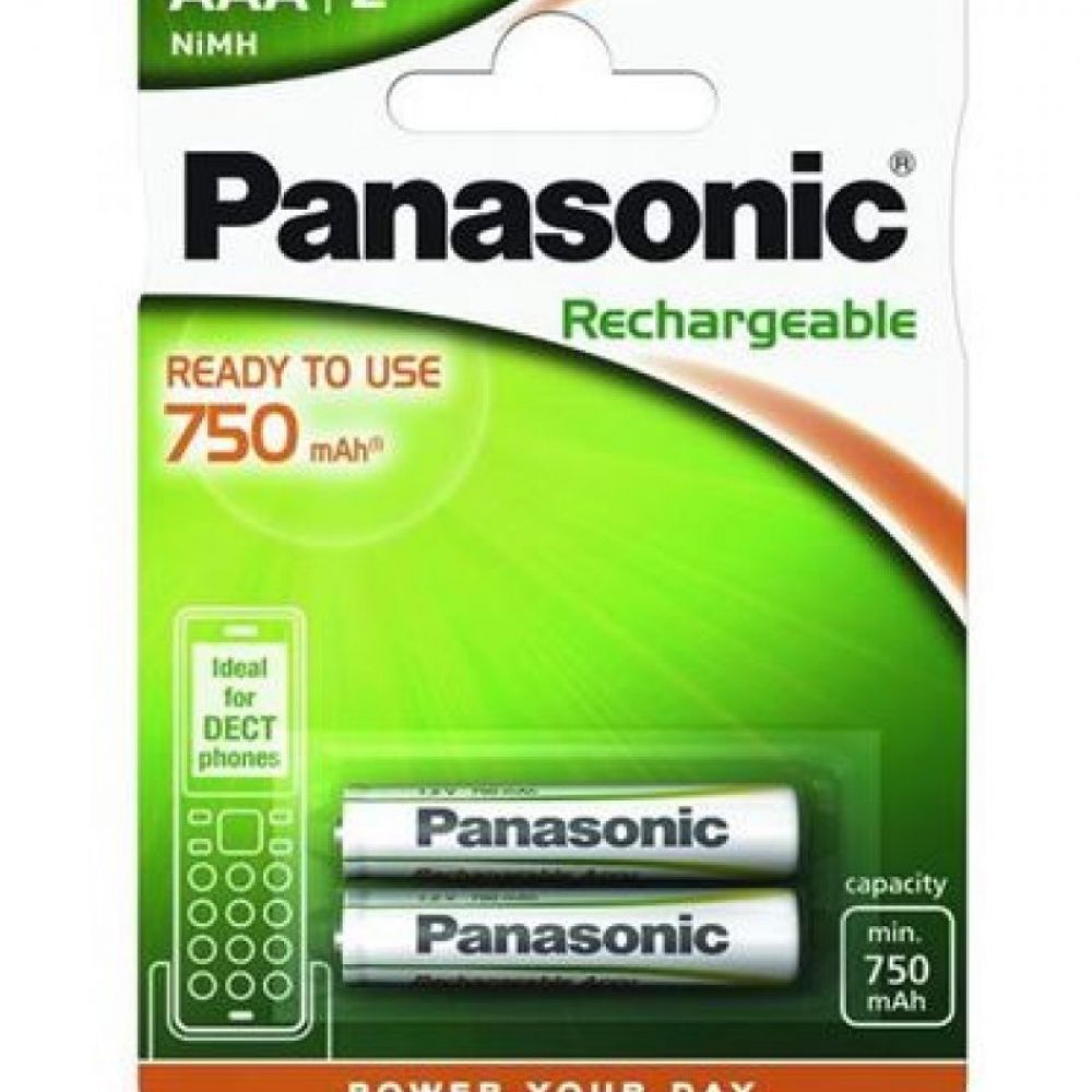 Panasonic baterija HHR-4MVE/2BD-2xAAA punjive 750mAh