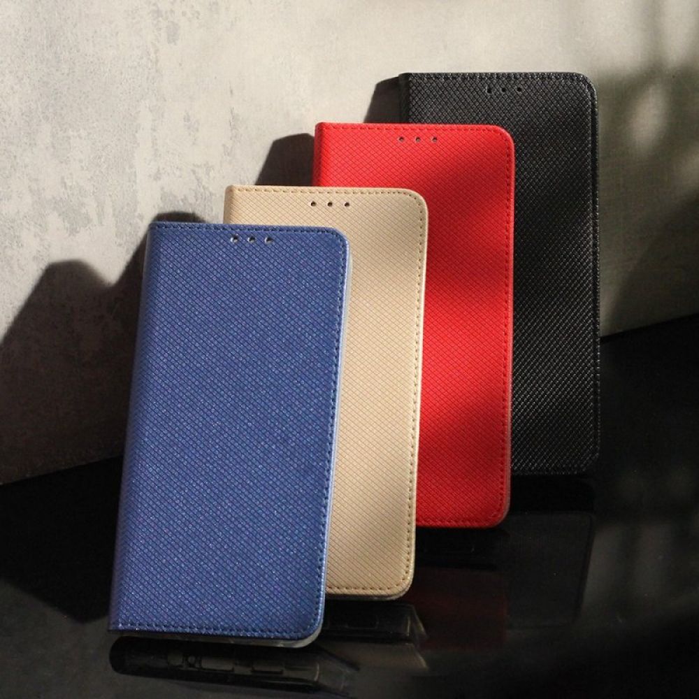 Futrola flip SMART CASE BOOK (Smart Magnet case) za Xiaomi Redmi Note 14 5G crvena