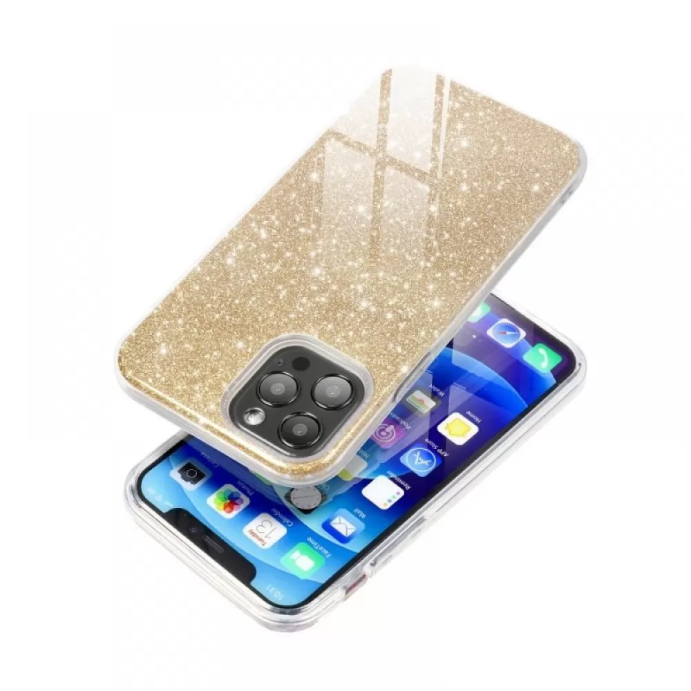 Futrola SHINING CASE (Glitter 3in1) za Samsung Galaxy A16 4G / A16 5G zlatna