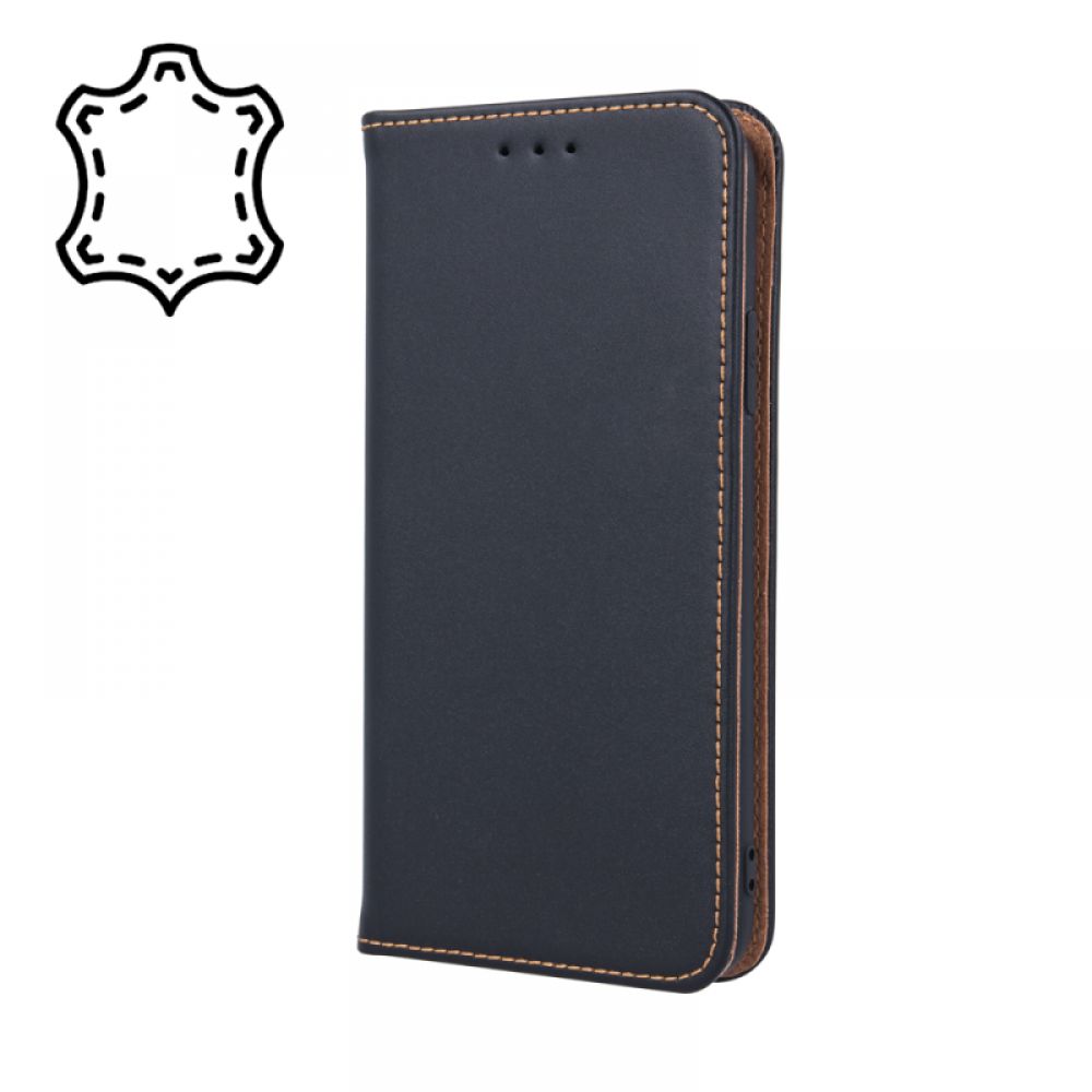 Futrola Genuine Leather Smart Pro za Xiaomi Redmi 14C 4G/ 14C 5G / Redmi A4 / POCO C75 crna