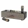 HOCO bluetooth zvucnik + 2 bezicna mikrofona BS63 crni