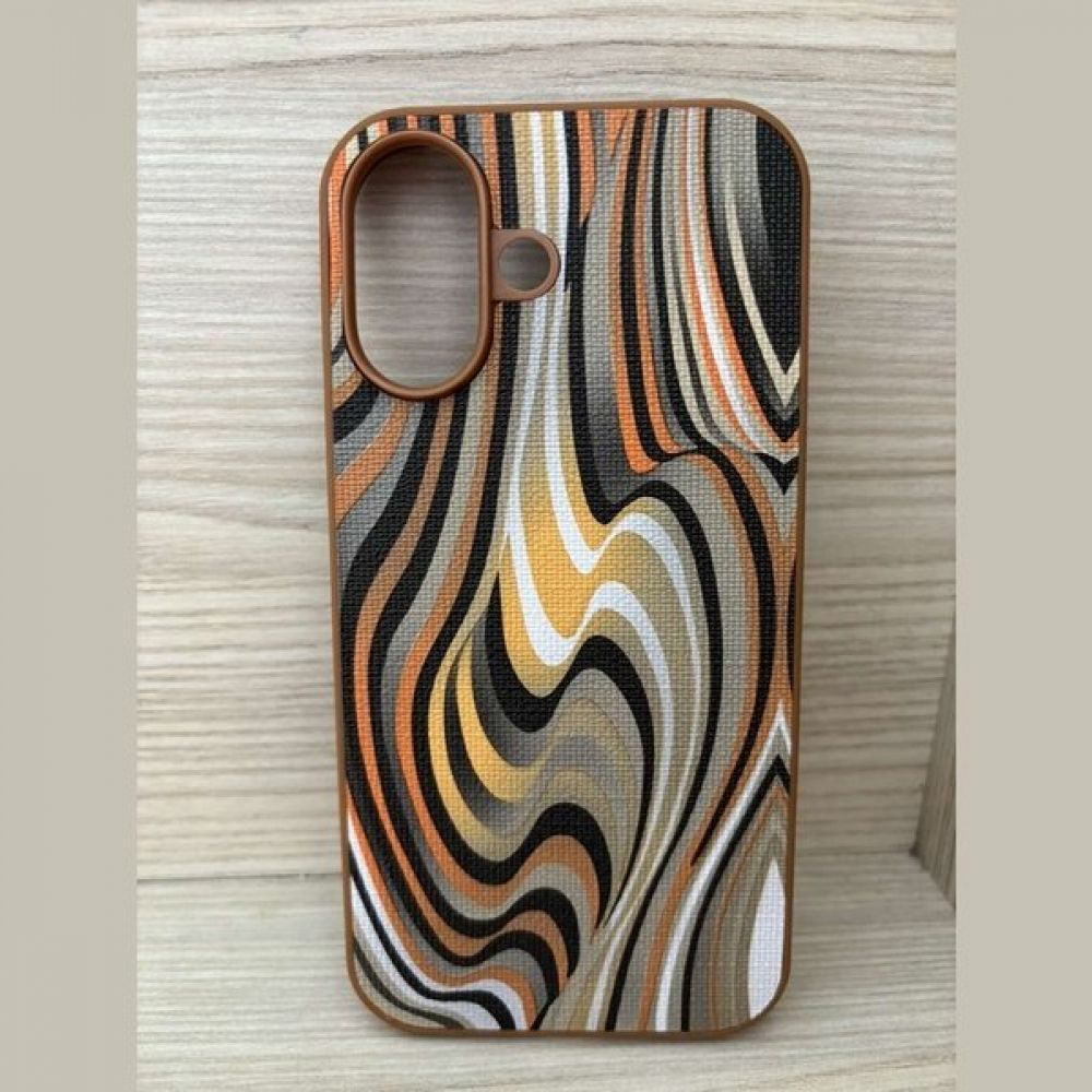 Futrola TEXTILE PRINT za Xiaomi Redmi A3 braon