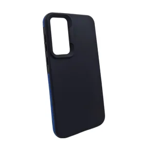 Futrola SOFT X-CELL sa okvirom za Samsung S721 Galaxy S24 FE crna sa plavim