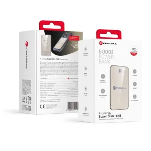 FORCELL F-ENERGY F5K8 Super Slim powerbank kompatibilan sa MagSafe PD3.0 QC4.0 15W 5000 mAh titanium