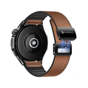 FORCELL F-DESIGN FS20 magnetna narukvica od eko koze za SAMSUNG Watch 22 mm braon