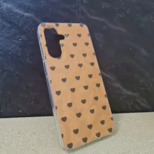 Futrola Sedef Heart za Samsung A556 Galaxy A55 zlatna