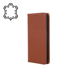 Futrola Genuine Leather Smart Pro za iPhone 16 (6.1) braon