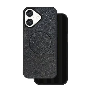 Futrola Glitter MagSafe za iPhone 16 (6.1) crna