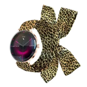Pametni sat Forever Lucca SB-370 Rose Gold - Leopard Print