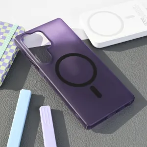 Futrola Matt Magnetic za iPhone 13 / iPhone 14 ljubicasta