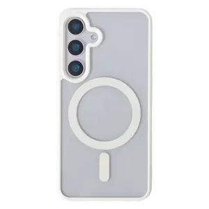 Futrola MAGSAFE SMOOTH za Samsung Galaxy S25 Plus bela