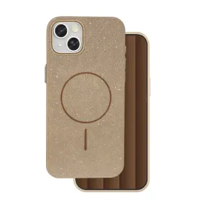 Futrola Glitter MagSafe za iPhone 17 (6.3) braon