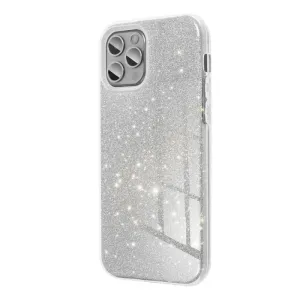 Futrola SHINING CASE (Glitter 3in1) za iPhone 17 Pro (6.3) srebrna
