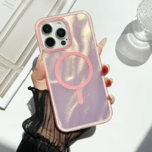 Futrola Aurora Magsafe za iPhone 16 roze