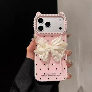Futrola Elegant Bow za iPhone 17 roze