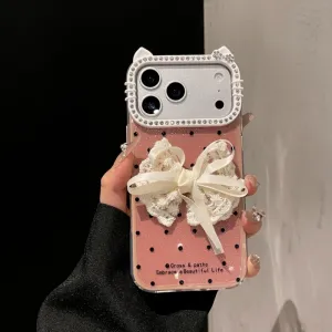 Futrola Elegant Bow za iPhone 17 braon
