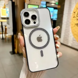 Futrola Color Shine Magsafe za iPhone 16 Pro Max crna