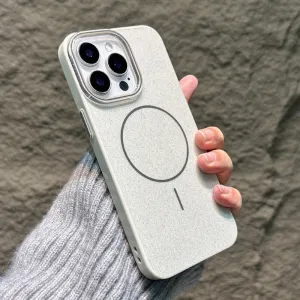 Futrola Glitter MagSafe za iPhone 17 siva