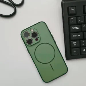 Futrola Magsafe Slim Silicone za Honor X7a zelena