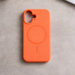 Futrola Color Thin Mag za iPhone 16 Plus narandzasta