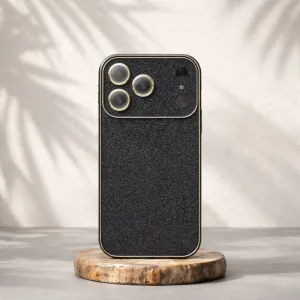 Futrola Glossy Glitter Case za iPhone 17 Pro crna