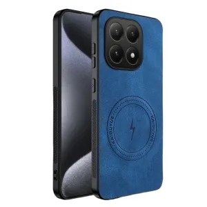 Futrola Leather Man Magsafe za Honor X8c teget
