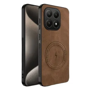 Futrola Leather Man Magsafe za Honor X9d braon