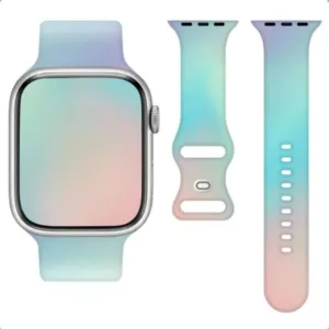 Silikonska narukvica za smartwatch 22 mm mint