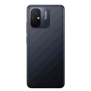 Poklopac baterije + staklo kamere za Xiaomi Redmi 12c crni III klasa  FULL ORG SH