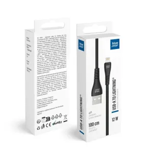 USB A na Lightning kabl Blue Star 2A 12W 1 m PJ-DG5-A crni