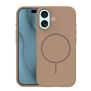 Futrola SILICONE THIN MAG za iPhone 17 / 18 (6.3) braon