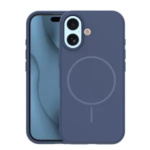 Futrola SILICONE THIN MAG za iPhone 17 / 18 (6.3) tamnoplava