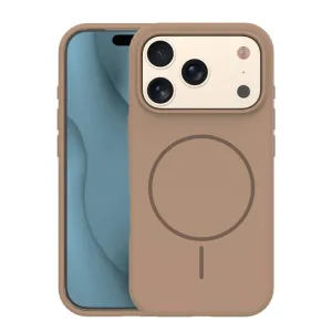 Futrola SILICONE THIN MAG za iPhone 17 Pro / 18 Pro 6,3" braon