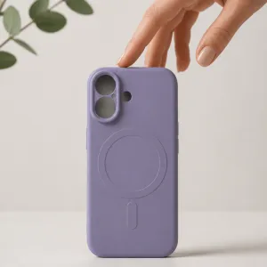 Futrola Soft Touch MagSafe za iPhone 16 Pro lila