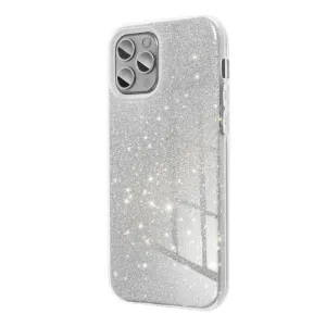 Futrola SHINING CASE (Glitter 3in1) za iPhone 17 (6.3) srebrna