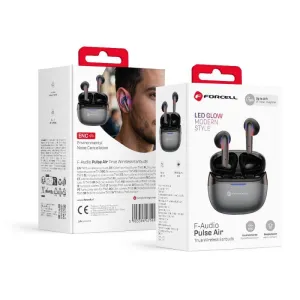 Bezicne slusalice Forcell F-Audio Pulse Air ENC TWS crne
